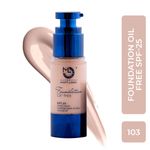 Buy Matt look Foundation Oil-Free & Waterproof SPF-25, 103 (30ml) - Purplle