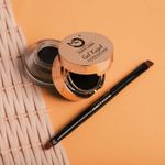 Buy Matt look Fashion Eye Makeup Gel Kajal & Cake Eyeliner 24H Stay, Black (4gm+3gm) - Purplle