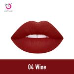 Buy Matt look Lip Makeup Temptation Liquid Matte Lipstick, Wine (5 ml) - Purplle