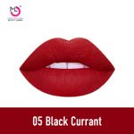 Buy Matt look Lip Makeup Temptation Liquid Matte Lipstick, Black Currant (5ml) - Purplle