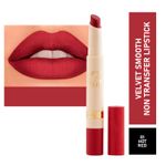 Buy Matt look Velvet Smooth Non-Transfer, Long Lasting & Water Proof Lipstick, Hot Red (2gm) - Purplle