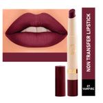 Buy Matt look Velvet Smooth Non-Transfer, Long Lasting & Water Proof Lipstick, Vampire (2gm) - Purplle