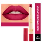 Buy Matt look Velvet Smooth Non-Transfer, Long Lasting & Water Proof Lipstick, Rani (2gm) - Purplle