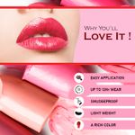Buy Matt look Velvet Smooth Non-Transfer, Long Lasting & Water Proof Lipstick, Deep Magenta (2gm) - Purplle