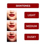 Buy Mattlook Power Last Lip Stain Crayon Lipstick, Rich Colour, Non Transfer, Mask Proof & Luxurious Creamy Matte, Spanish Red (1.3 gm) - Purplle