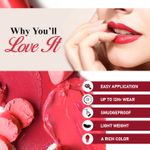 Buy Mattlook Power Last Lip Stain Crayon Lipstick, Rich Colour, Non Transfer, Mask Proof & Luxurious Creamy Matte, 1.3 gm - Purplle