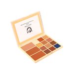 Buy Mattlook 15 in 1 Baked Highlighter & Eyeshadow Palette, Face Makeup, Multicolor-1 (33.6 gm) - Purplle