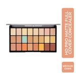 Buy Half N Half Full Cover Concealer Makeup Kit Multicolour Palette, Medium-Dark (20.5g) - Purplle