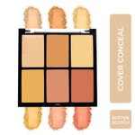 Buy Half N Half Cover Concealer Skin Beauty, Multicolour Palette, Butter Scotch (9.6gm) - Purplle