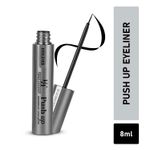 Buy Half N Half Volume Glamour Eyeliner, Push up Waterproof & Long lasting, Black (8 ml) - Purplle