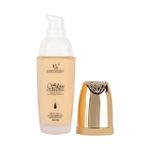 Buy Half N Half Skin Foundation Miracle Touch Moisturizing Whitening, SPF 50 PA++ Colour Correction Smoothing Base, Natural Beige (45gm) - Purplle