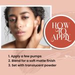 Buy Half N Half Cover Concealer Foundation Natural Longwearing Overtime Base SPF 15, Natural (35g) - Purplle