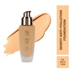 Buy Half N Half Skinfit Anti-Pollution, Deep Hydration and Oil Foundation, Rich Tan(40ml) - Purplle