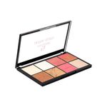 Buy Half N Half HD PRO, Ultra Glow Multicolour Baked Highlighter Palette, Multicolor-01 (24g) - Purplle