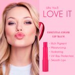 Buy Half N Half Essential Colour Lip Balm, Peach Blossom (3.5gm) - Purplle