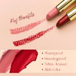 Buy Half N Half Velvet Matte Texture Lipstick My Colour, Lady-Red (3.8gm) - Purplle