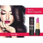 Buy Half N Half Velvet Matte Texture Lipstick My Colour, Full-Fuschia (3.8gm) - Purplle