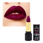 Buy Half N Half Velvet Matte Texture Lipstick My Colour, Midnight-Purple (3.8gm) - Purplle