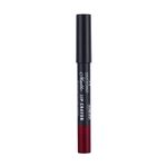 Buy Half N Half Matte Lip Crayon Velvet Soft & Long Lasting, 24h Super Stay, 18 Divine Wine (3.5gm) - Purplle