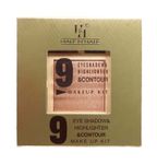 Buy Half N Half 9 Eyeshadow & Highlighter & Contour Makeup Kit Multicolour Palette 01 (18 gm) - Purplle