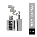 Buy Half N Half Mirror Nail Polish, A-Silver (18ml) - Purplle