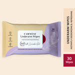 Buy Carmesi Underarm Wipes - Lavender 30 wipes - Purplle