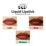 Buy SUGAR POP Liquid Lipstick - 05 Peach (Peachy Orange) – 3.5 ml – Velvet Matte Texture, Non-drying Formula, Transfer Proof, Long Lasting, Rich Hydrating Pigment l All Day Wear Lipstick for Women - Purplle