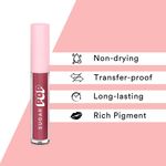 Buy SUGAR POP Liquid Lipstick - 06 Rose (Purpulish Pink) – 3.5 ml – Velvet Matte Texture, Non-drying Formula, Transfer Proof, Long Lasting, Rich Hydrating Pigment l All Day Wear Lipstick for Women - Purplle