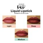 Buy SUGAR POP Liquid Lipstick - 06 Rose (Purpulish Pink) – 3.5 ml – Velvet Matte Texture, Non-drying Formula, Transfer Proof, Long Lasting, Rich Hydrating Pigment l All Day Wear Lipstick for Women - Purplle