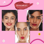 Buy SUGAR POP Matte Lipstick - 03 Scarlet - 4.2 gms | Non-Drying | Lightweight | Satin matte finish | Paraben-free - Purplle