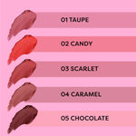 Buy SUGAR POP Matte Lipstick - 05 Chocolate - 4.2 gms | Non-Drying | Lightweight | Satin matte finish | Paraben-free - Purplle