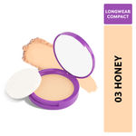 Buy SUGAR POP Longwear Compact 03 Honey - 9 gm | For Medium Skin Tone, Golden Undertone | UV Protection | Pore Minimizing | Medium Coverage - Purplle