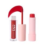 Buy SUGAR POP Matte Lipcolour - 01 Chilli + Nourishing Lip Balm - 02 Cherry Lip Kit 4.5gms + 1.6ml - Purplle
