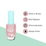 Buy SUGAR POP Nail Lacquer – 01 Spring Bloom (Icy Pink) | Dries in 45 seconds | Chip-resistant | Glossy Finish | High Shine | Nail Polish for Women - Purplle