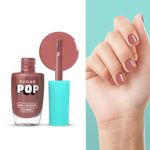 Buy SUGAR POP Nail Lacquer - 11 Chocolate Treat (Brown Nude) – 10 ml -Dries in 45 seconds l Quick-Drying, Chip-Resistant, Long Lasting l Glossy High Shine Nail Enamel / Polish for Women - Purplle