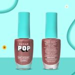 Buy SUGAR POP Nail Lacquer - 11 Chocolate Treat (Brown Nude) – 10 ml -Dries in 45 seconds l Quick-Drying, Chip-Resistant, Long Lasting l Glossy High Shine Nail Enamel / Polish for Women - Purplle