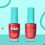 Buy SUGAR POP Nail Lacquer - 13 Red Alert (Cherry Red) – 10 ml - Dries in 45 seconds l Quick-Drying, Chip-Resistant, Long Lasting l Glossy High Shine Nail Enamel / Polish for Women - Purplle