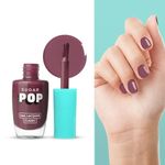 Buy SUGAR POP Nail Lacquer - 14 Berry Me (Mauve Pink) – 10 ml - Dries in 45 seconds l Quick-Drying, Chip-Resistant, Long Lasting l Glossy High Shine Nail Enamel / Polish for Women - Purplle