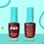 Buy SUGAR POP Nail Lacquer 18 Red Rum (Bright Red) | Dries In 45 Seconds | Chip-Resistant | Glossy Finish | High Shine | Nail Polish For Women, 10 ml - Purplle