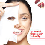 Buy Good Vibes Pomegranate Skin Damage Control Sheet Mask | Sun Protection, Nourishing, Smoothening | No Animal Testing - (20 ml) - Purplle