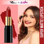 Buy NY Bae Super Matte Lipstick Maroon - Feral Fabiana 24 - Purplle