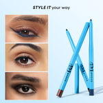 Buy SUGAR POP Longwear Kajal Matte Finish, Intense Dark Kohl Kajal, Smudge Proof Pencil, Water Proof, Single Stroke Velvet Finish Lasts Up To 24Hrs - 01 Black 1 pc - Purplle