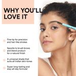 Buy SUGAR POP Brow Shaper - 01 Walnut (Natural Universal Brown) - Brow Definer Eyebrow Shaper l Smudge Proof, Water Proof l Stay All Day Formula with built-in Spoolie Brush l Brow Shaper for Women - Purplle
