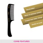 Buy VEGA Handcrafted Grooming Hair Comb for Professional Styling, (HMBC-203) - Purplle