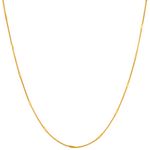 Buy Fashion Frill Designer Golden Chain Thin Light Weighted Gold Plated Gold Chain For Men Boys Women 28 Inches For Women and Girls - Purplle