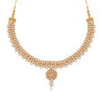 Buy Sukkhi Traditional Gold Plated Kundan & Pearl Choker Necklace Set for Women - Purplle