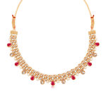 Buy Sukkhi Beautiful Gold Plated Kundan & Pearl Choker Necklace Set for Women - Purplle