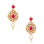 Buy Sukkhi Beautiful Gold Plated Kundan & Pearl Choker Necklace Set for Women - Purplle