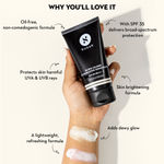 Buy SUGAR Cosmetics Bling Leader Illuminating Sunscreen Spf35 Pa+++| Strobe Cream with 3 In 1 Glow Boosting Formula | Non Greasy Moisturizer | 50gm - 02 Pink Trippin - Purplle