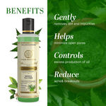 Buy Khadi Natural Neem & Teatree Herbal Face Wash| Cleanses & Purifying Skin| SLS & Paraben Free - (210ml) - Purplle